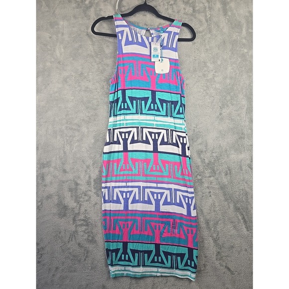 Tori Richard Dresses & Skirts - Tori Richard Honolulu Dress Small Isla Lobos Karley Tropical Summer Stretch NWT